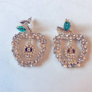Silver Apple Earrings